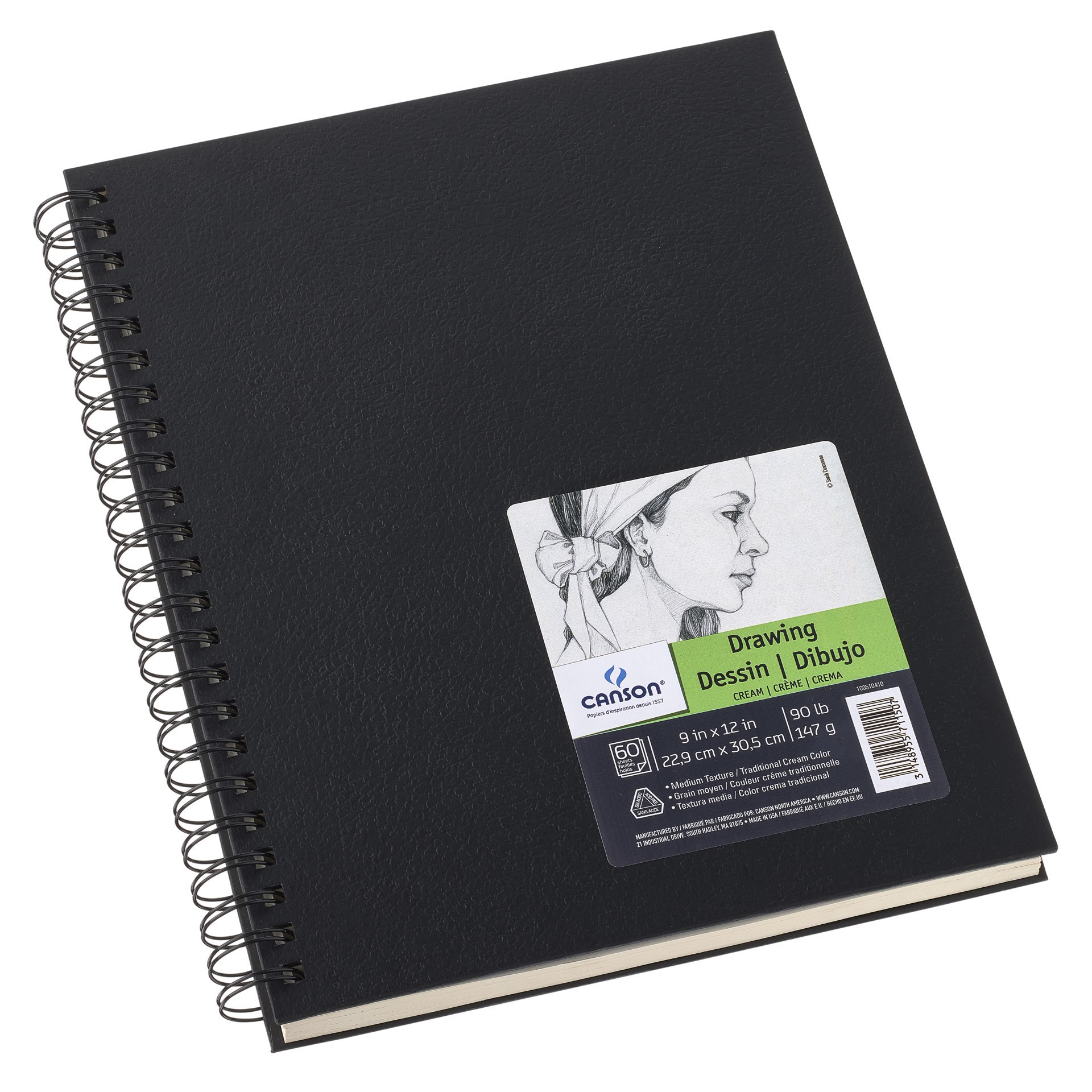 slide 4 of 4, Canson Field Drawing Book, 9 in x 12 in