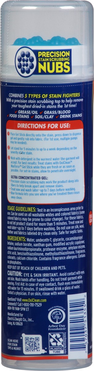 slide 8 of 9, Oxi-Clean Max Force Laundry Stain Remover Gel Stick, 6.2 fl oz, 6.2 fl oz
