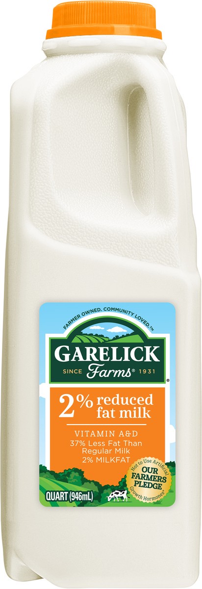 slide 2 of 7, Garelick Farms 2% Milkfat Reduced Fat Milk 1 qt, 1 qt