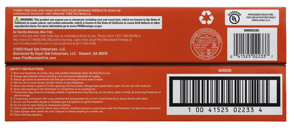 slide 2 of 6, Pine Mountain Firestarter Xl Wrapped Starter Logg, 6 ct