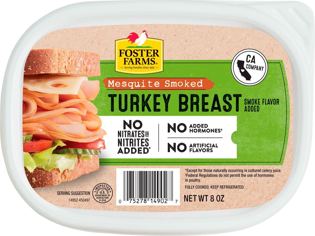 slide 7 of 7, Foster Farms Mesquite Smoked Turkey Breast 8 Oz - 8 OZ, 8 oz