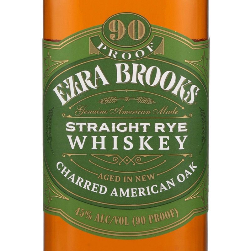 slide 2 of 3, Ezra Brooks Straight Rye Whiskey, 750ML, 750 ml