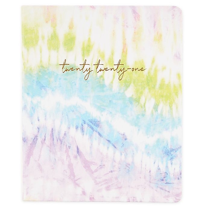 slide 1 of 1, Eccolo Tie-Dye 2021 Faux Leather Agenda, 1 ct