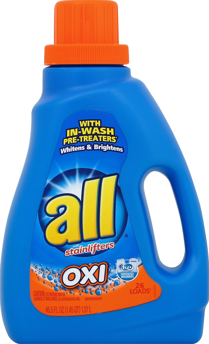 slide 2 of 2, All Detergent 46.5 oz, 46.5 oz