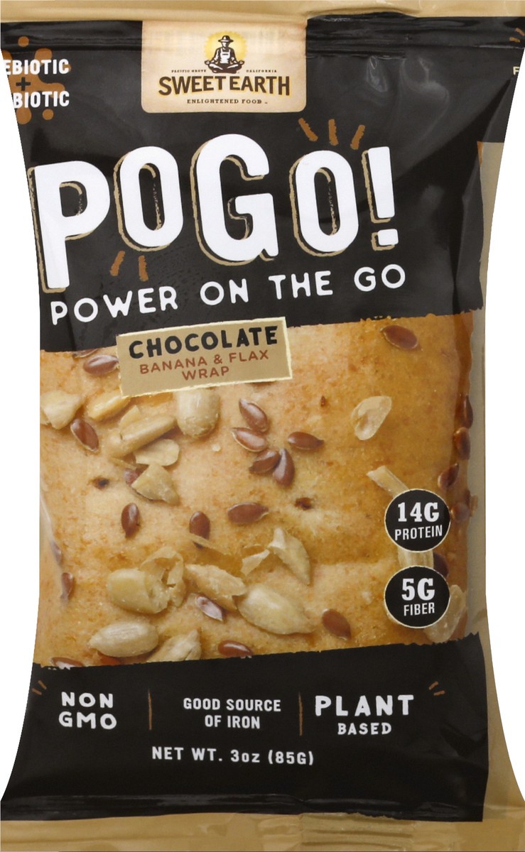 slide 7 of 13, Sweet Earth PoGo! Chocolate Banana Flax Wrap 3 oz, 3 oz