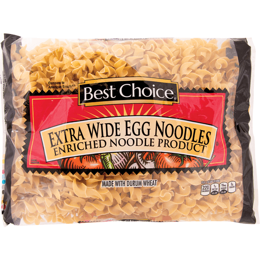 slide 1 of 1, Best Choice Extra Wide Egg Noodles, 24 oz