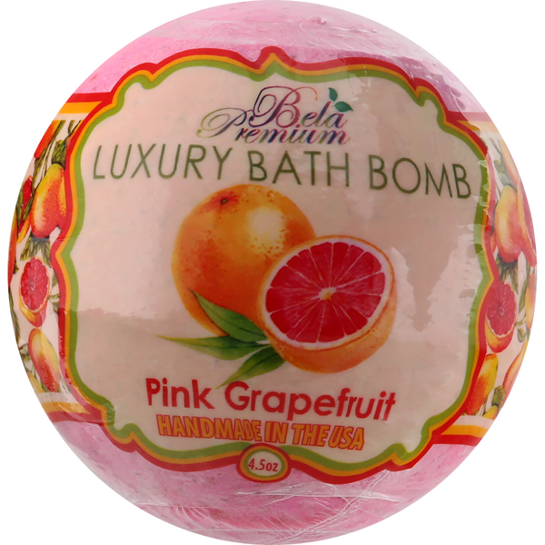 slide 1 of 1, Bela Premium Luxury Bath Bombs Pink Grapefruit, 4.5 oz