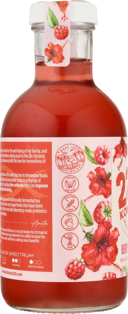 slide 6 of 13, 221 B.C. Berry + Hibiscus Kombucha - 16 fl oz, 16 fl oz