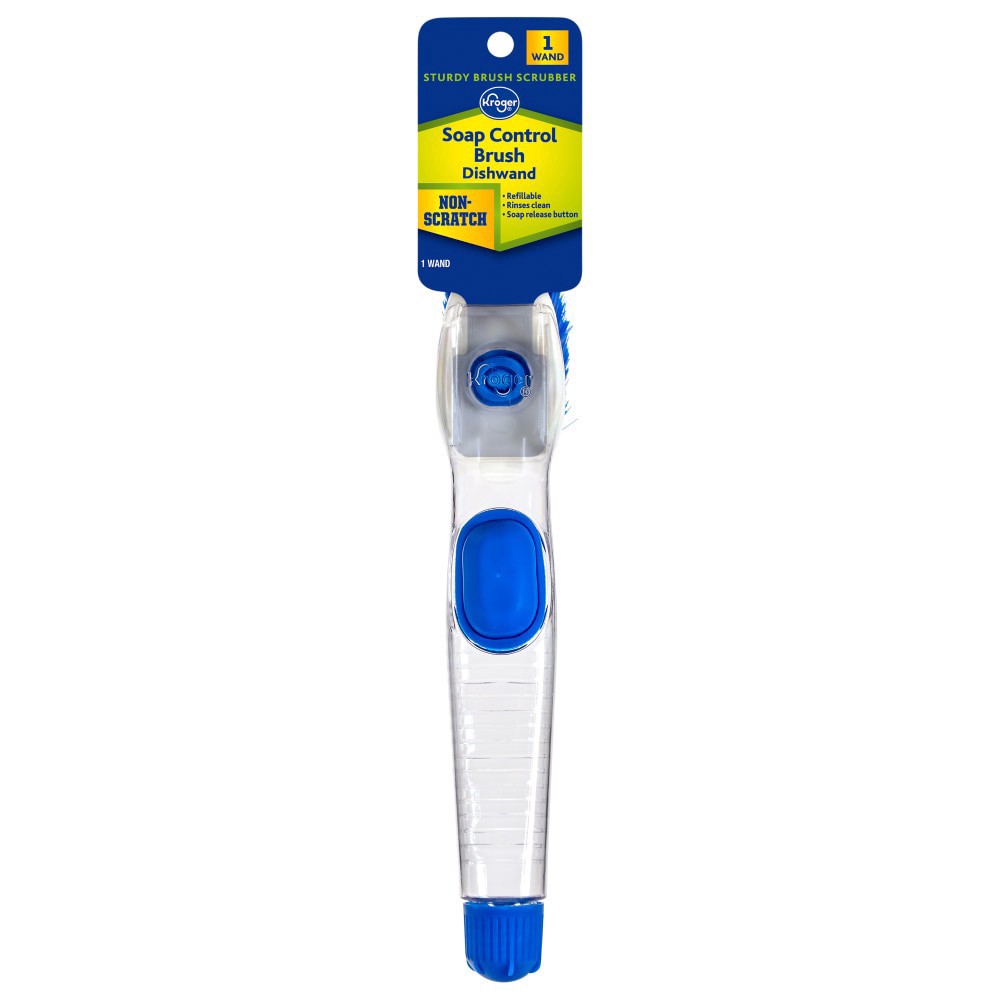 slide 2 of 2, Kroger Non Scratch Scrubber Dish Wand, 1 ct