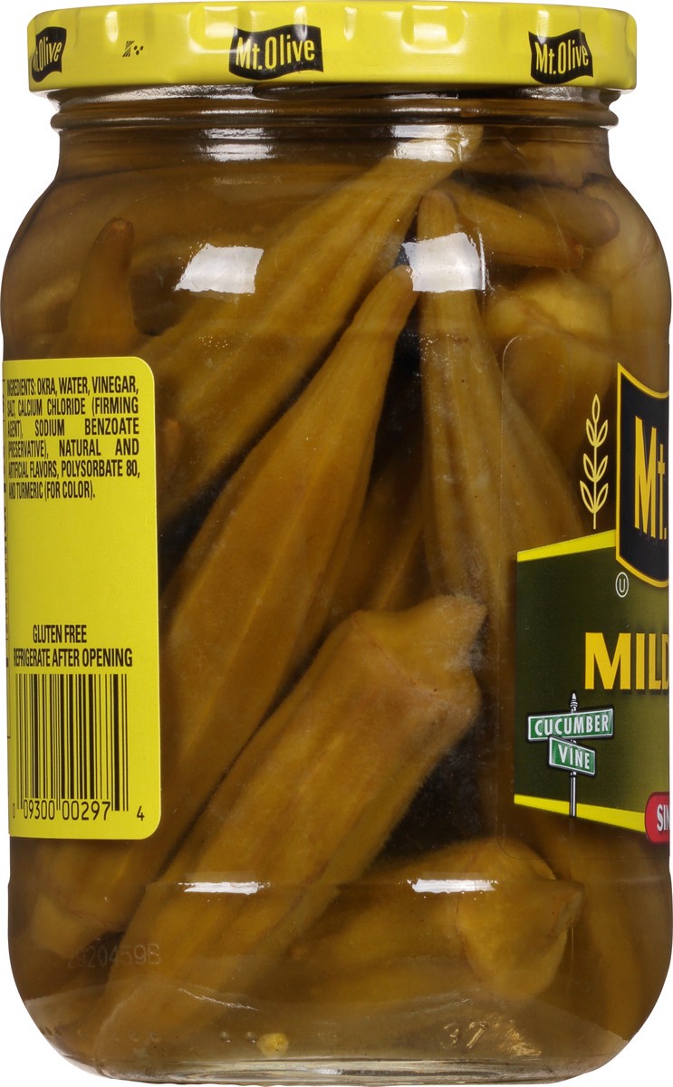 slide 7 of 7, Mt. Olive Mild Pickled Okra, 16 oz