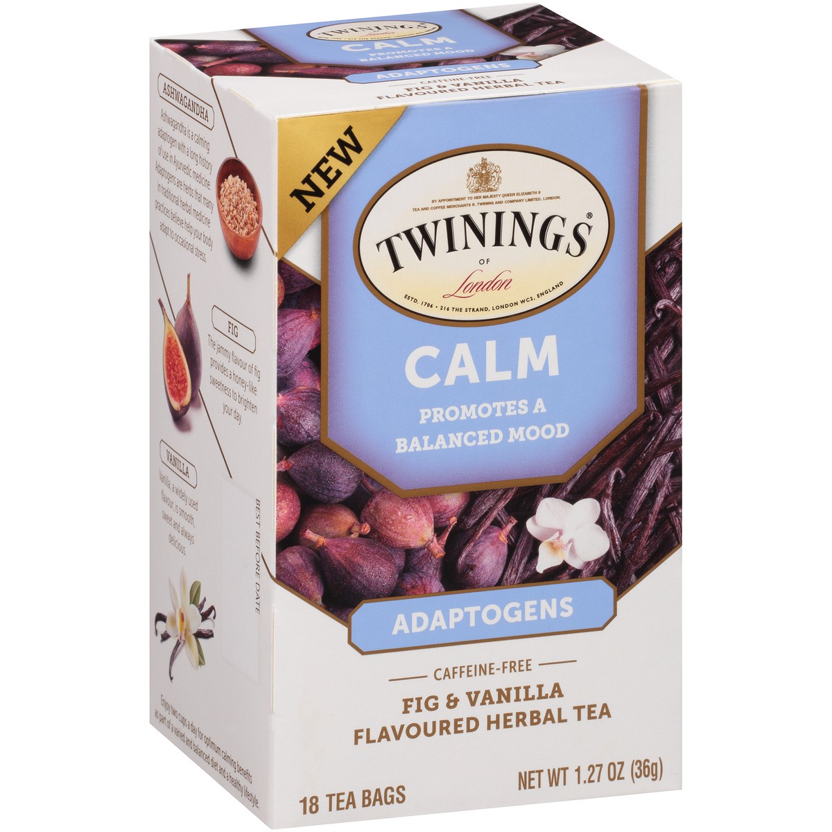 slide 2 of 9, Twining Tea Tea Adaptogens Calm - 18 ct, 18 ct