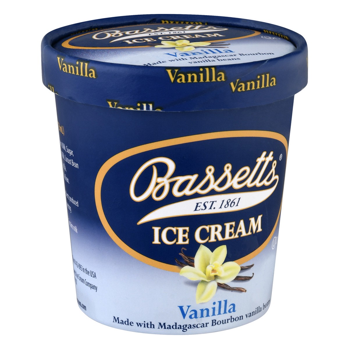 slide 11 of 12, Bassetts Vanilla Ice Cream 1 pt, 1 pint