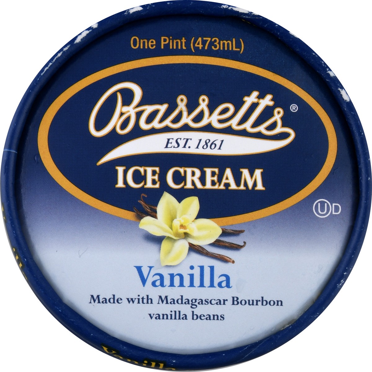 slide 7 of 12, Bassetts Vanilla Ice Cream 1 pt, 1 pint