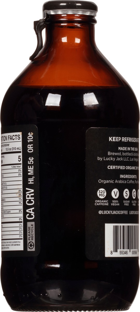 slide 4 of 14, Lucky Jack Nitro Infused Cold Brew Triple Jack Coffee 10.5 fl oz, 10 oz