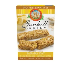 Sunbelt Bakery Chewy Banana Oat Granola Bars 10 bars 10 ea Box