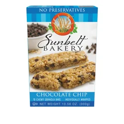 Sunbelt Bakery Chewy Granola Bars, Sunbelt Bakery Family Pack Chocolate Chip
