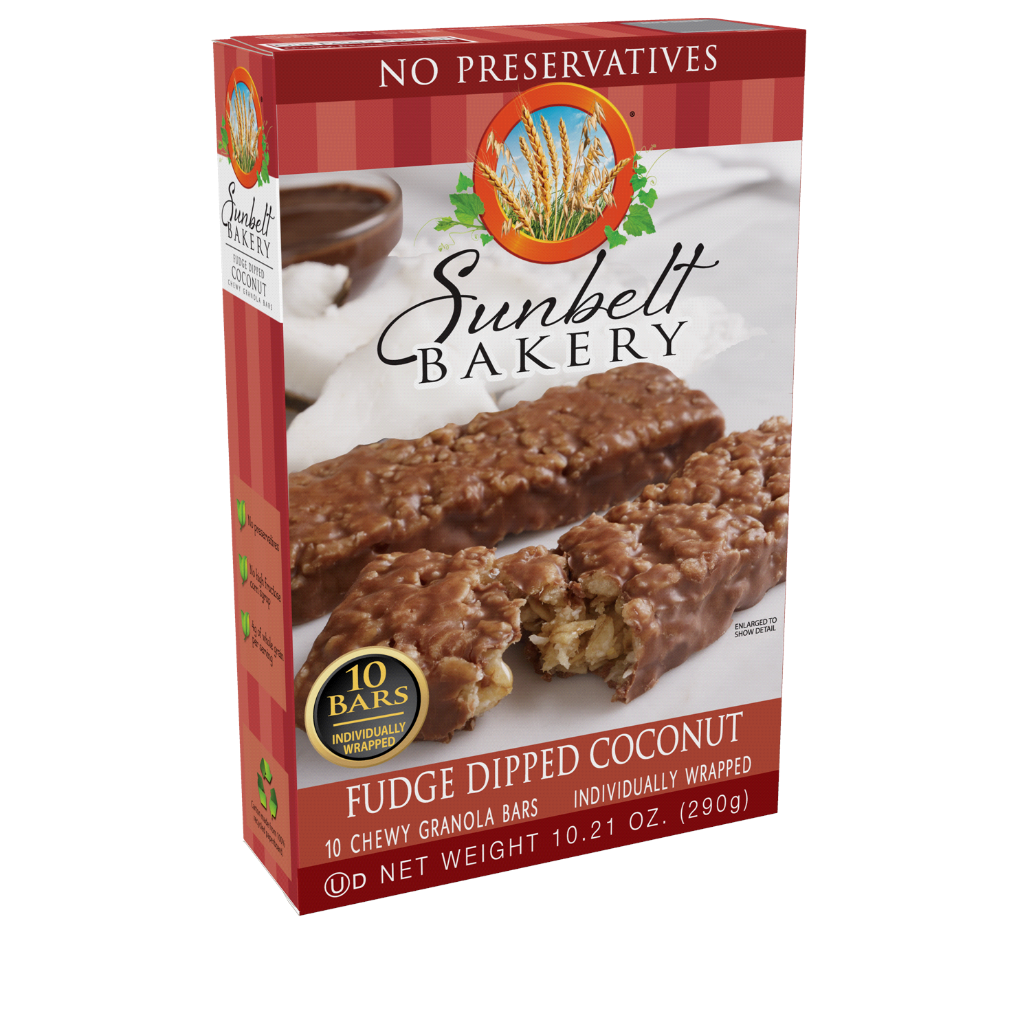 slide 3 of 3, Sunbelt Bakery Chewy Granola Bars, Sunbelt Bakery Family Pack Fudge Dipped Coconut, 10 ct