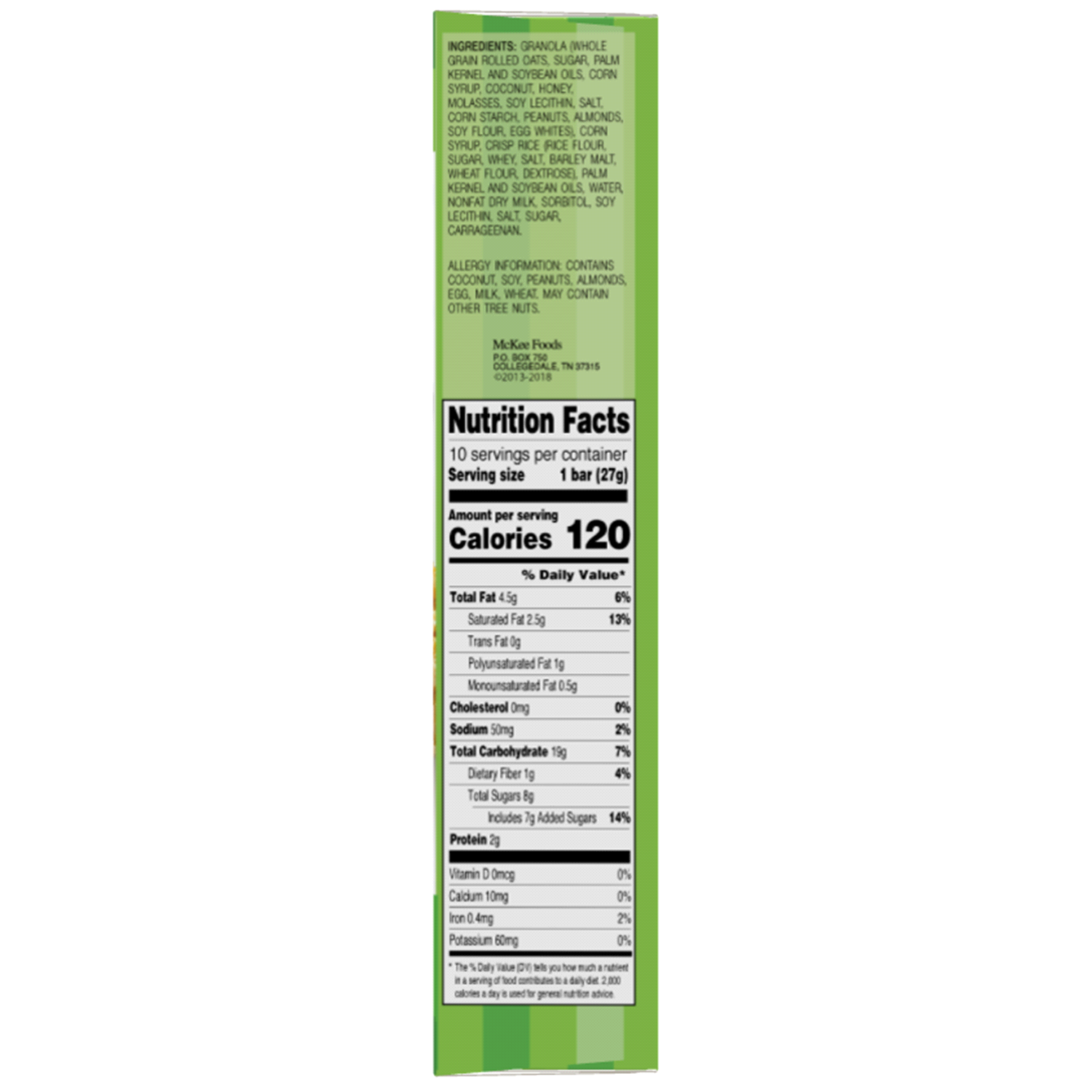 slide 2 of 3, Sunbelt Bakery Oats & Honey Chewy Granola Bar - 10 ct, 10 ct