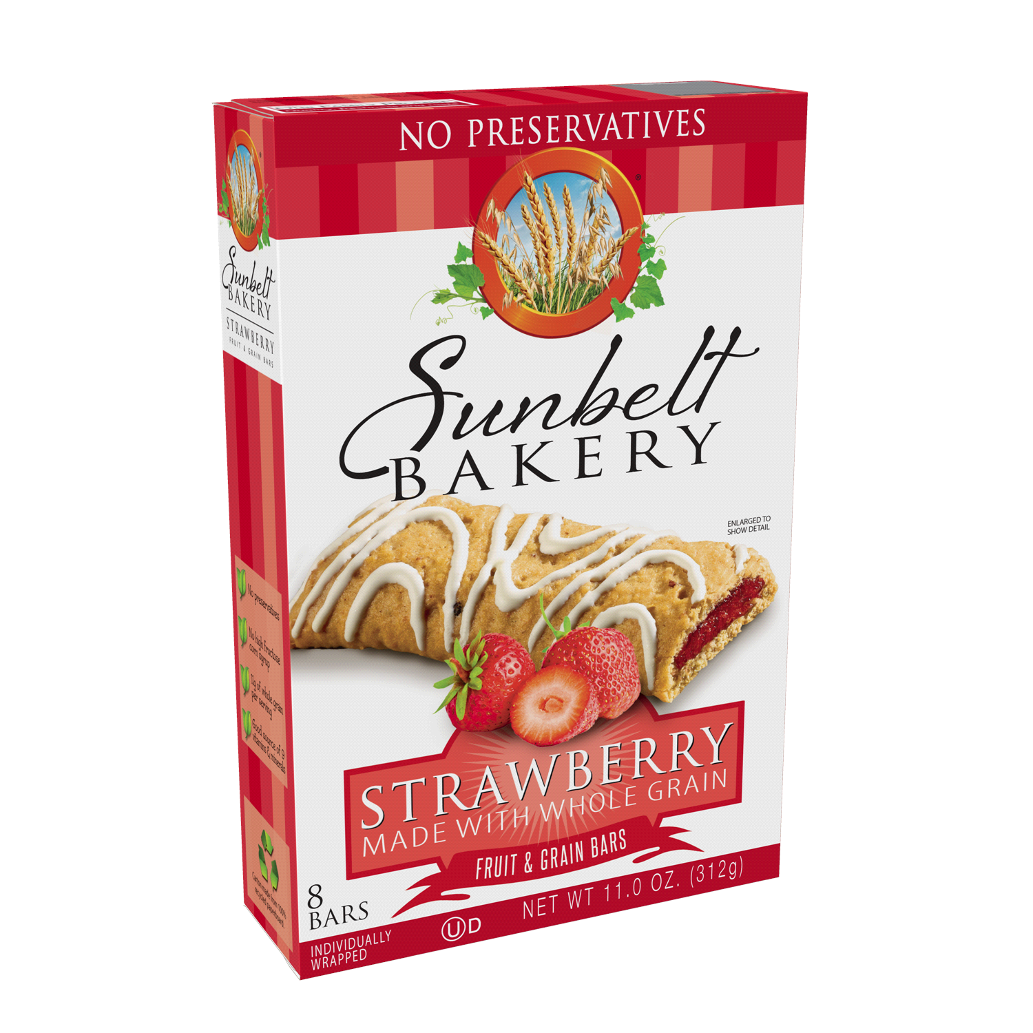 slide 3 of 3, Sunbelt Bakery Soft Baked Bars, Sunbelt Bakery Family Pack Strawberry - 8 ct, 8 ct