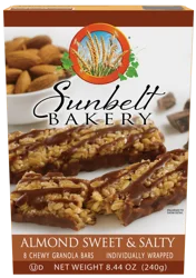 Sunbelt Bakery Chewy Granola Bars, Sunbelt Bakery Family Pack Sweet & Salty Almond (8 CT)