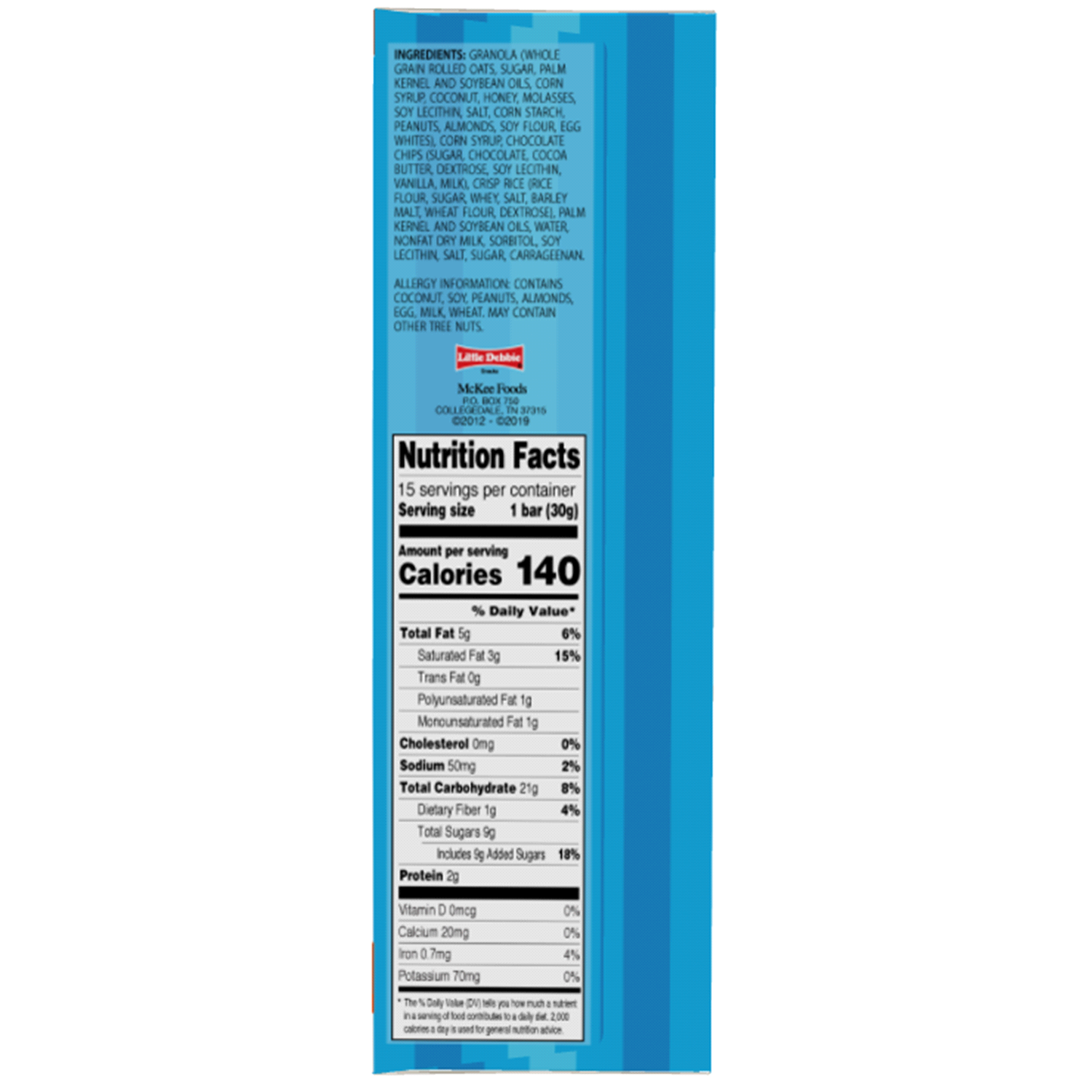 slide 2 of 3, Sunbelt Bakery Chewy Value Pack Chocolate Chip Granola Bars 15 15 ea Box, 15 ct