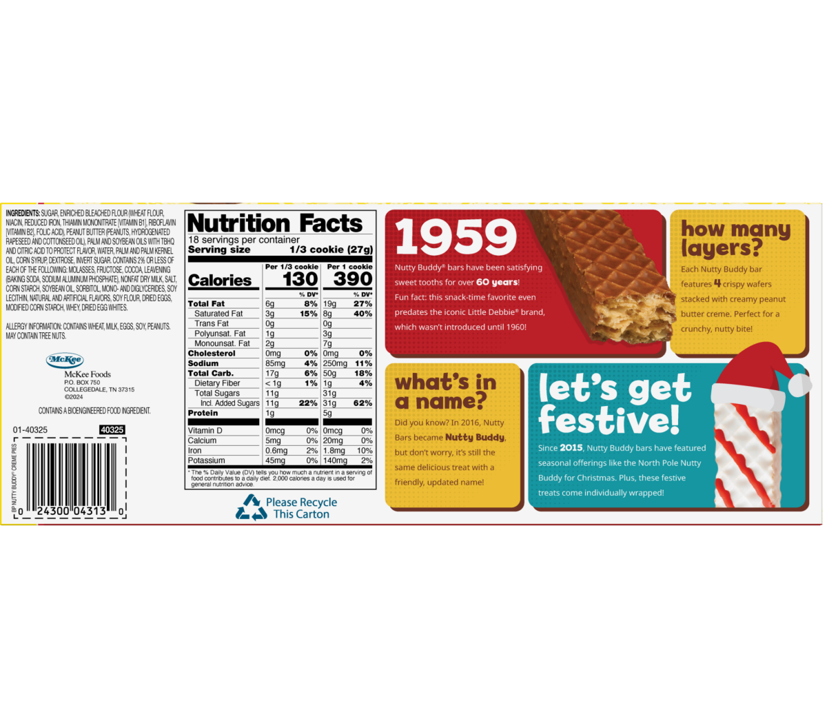 slide 2 of 2, Ltl Deb Big Nutty Bddy Crm Pie, 16 oz