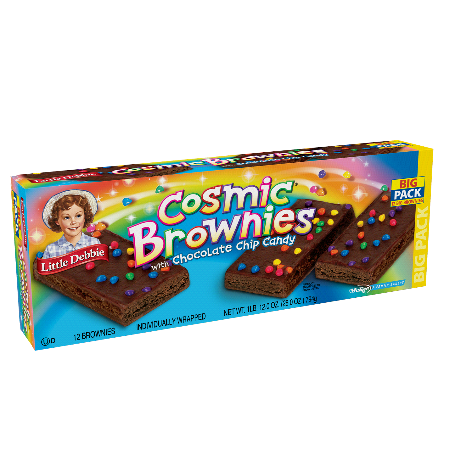 slide 2 of 2, Little Debbie Cosmic Brownies, 12 ct
