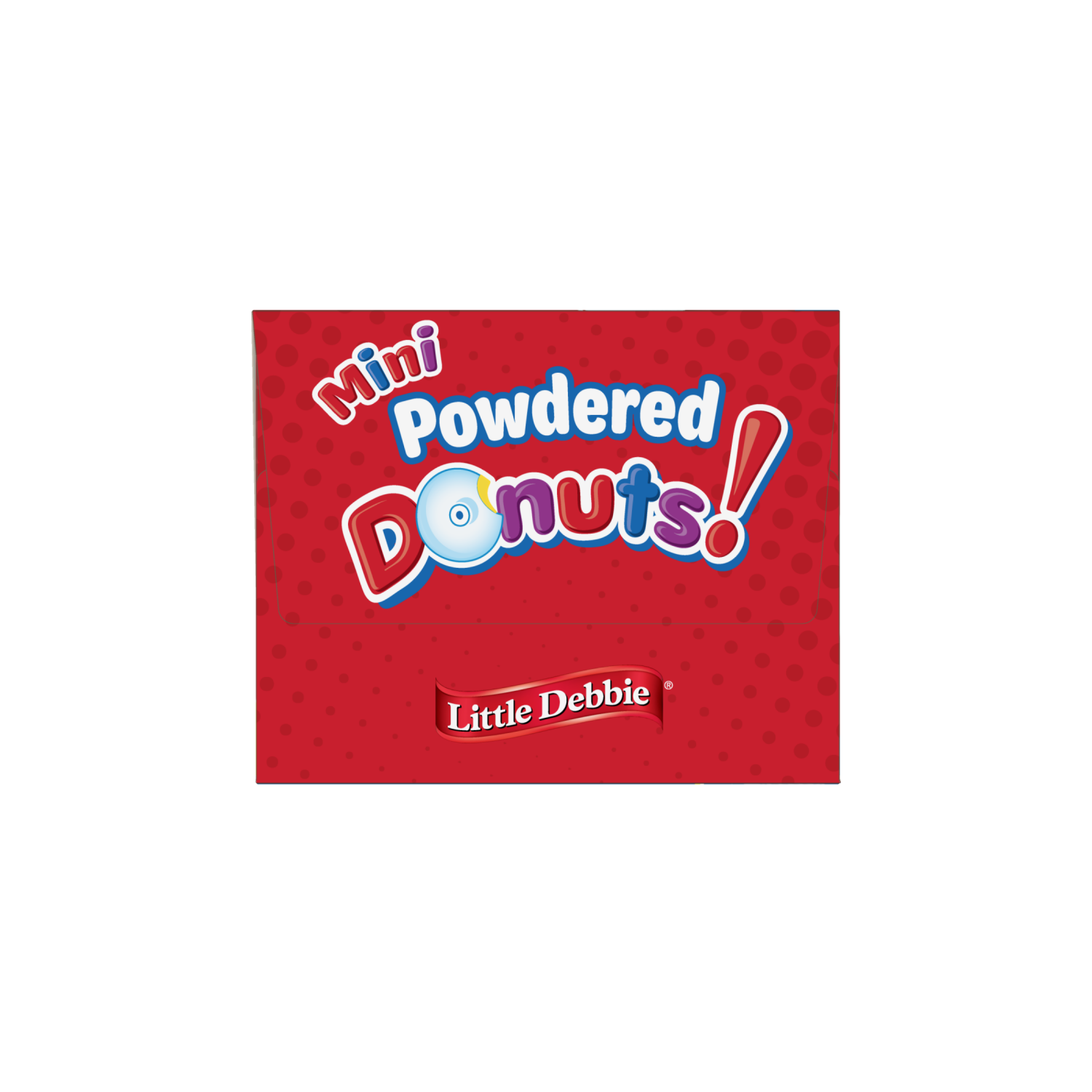 slide 2 of 3, Little Debbie Snack Cakes, Little Debbie Big Pack Mini Donuts (Powdered), 14 oz