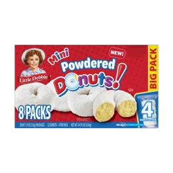 Little Debbie Snack Cakes, Little Debbie Big Pack Mini Donuts (Powdered)