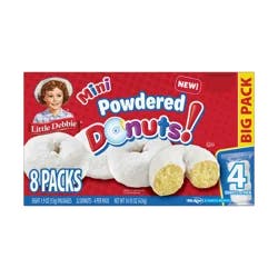 Little Debbie Snack Cakes, Little Debbie Big Pack Mini Donuts (Powdered)