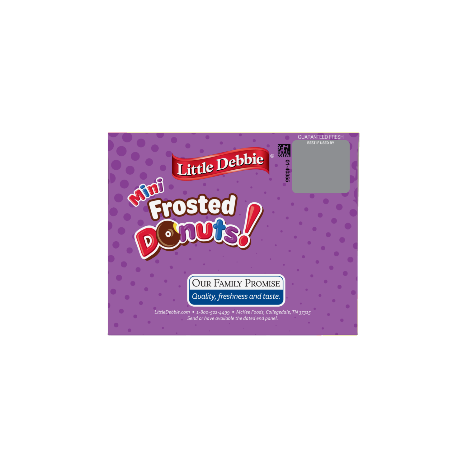 slide 3 of 3, Little Debbie Snack Cakes, Little Debbie Big Pack Mini Donuts (Frosted), 8 ct