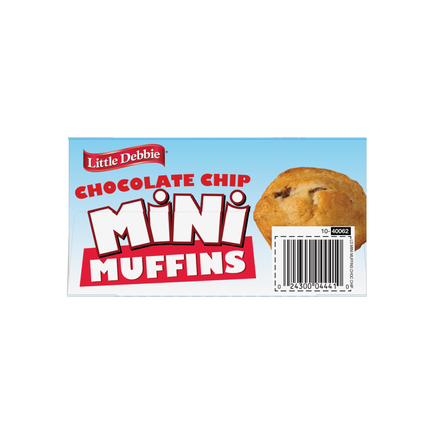 slide 3 of 3, Little Debbie Snack Cakes, Little Debbie Family Pack Mini Muffins (Chocolate Chip), 5 ct