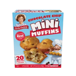 Little Debbie Snack Cakes, Little Debbie Family Pack Mini Muffins (Chocolate Chip)