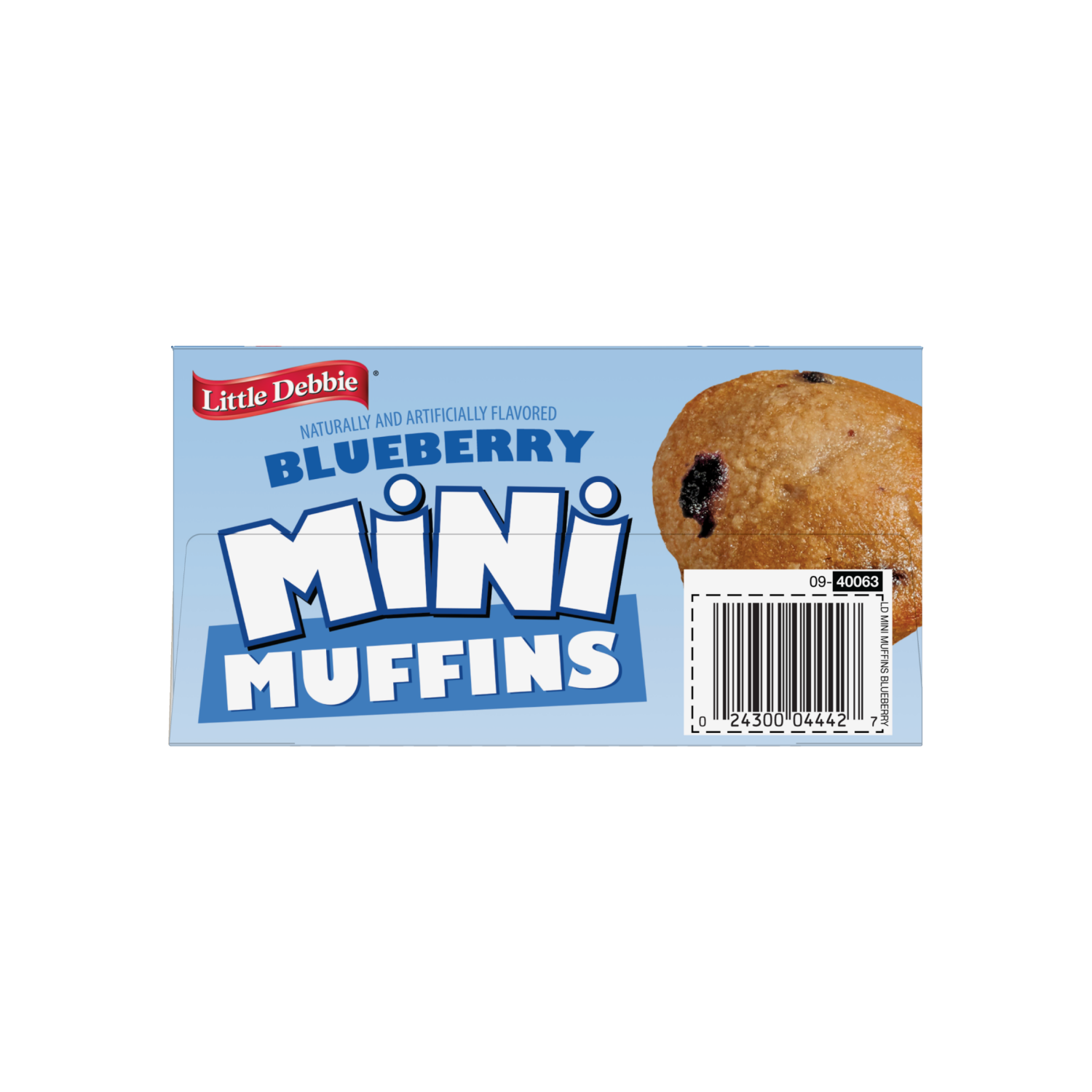 slide 3 of 3, Little Debbie Snack Cakes, Little Debbie Family Pack Mini Muffins (Blueberry), 5 ct