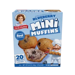 Little Debbie Snack Cakes, Little Debbie Family Pack Mini Muffins (Blueberry)