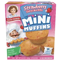 Little Debbie Muffins, Strawberry Shortcake Rolls, Mini