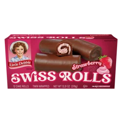 Little Debbie Snack Cakes, Little Debbie Family Pack Strawberry Swiss Rolls