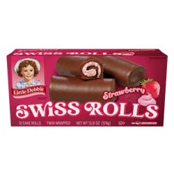 Little Debbie Snack Cakes, Little Debbie Family Pack Strawberry Swiss Rolls