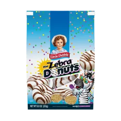 Little Debbie Snack Cakes, Little Debbie Family Pack ZEBRA Mini Donuts (bagged)