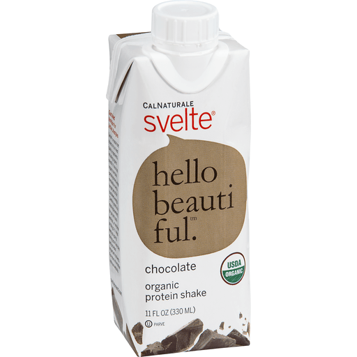 slide 2 of 9, Svelte Organic Protein Shake Chocolate, 11 fl oz