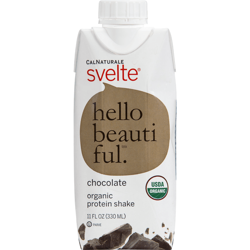 slide 4 of 9, Svelte Organic Protein Shake Chocolate, 11 fl oz