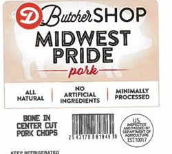 DIERBERGS BUTCHER SHOP MP BONE IN CENTER CUT CHOP