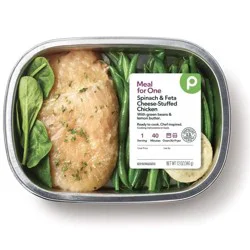 Publix Spinach & Feta Cheese-Stuffed Chicken, Meal For One