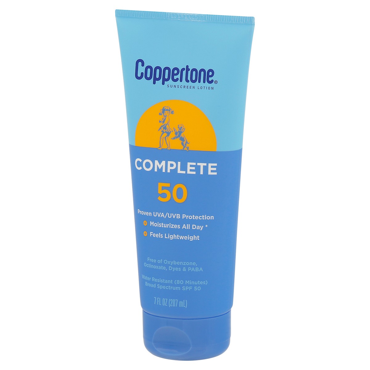 slide 2 of 9, Coppertone Complete Broad Spectrum SPF 50 Lotion Sunscreen 7 fl oz, 7 fl oz