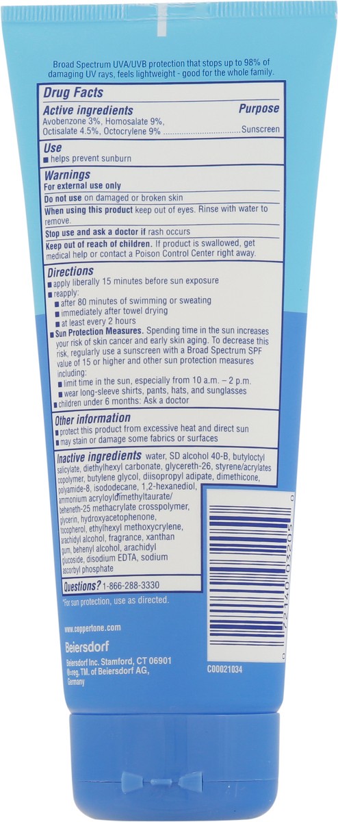 slide 9 of 9, Coppertone Complete Broad Spectrum SPF 50 Lotion Sunscreen 7 fl oz, 7 fl oz