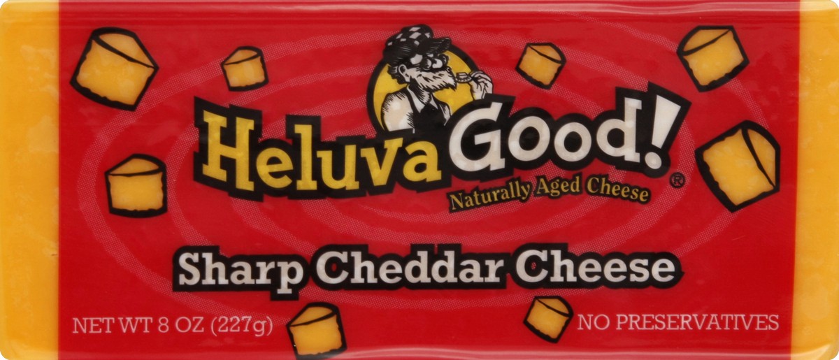 slide 1 of 2, Heluva Good! Cheese 8 oz, 8 oz