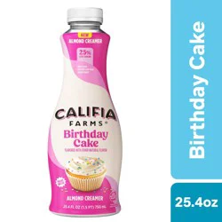 Califia Farms Dairy Free Birthday Cake Oragnic Almond Creamer - 25.4 fl oz