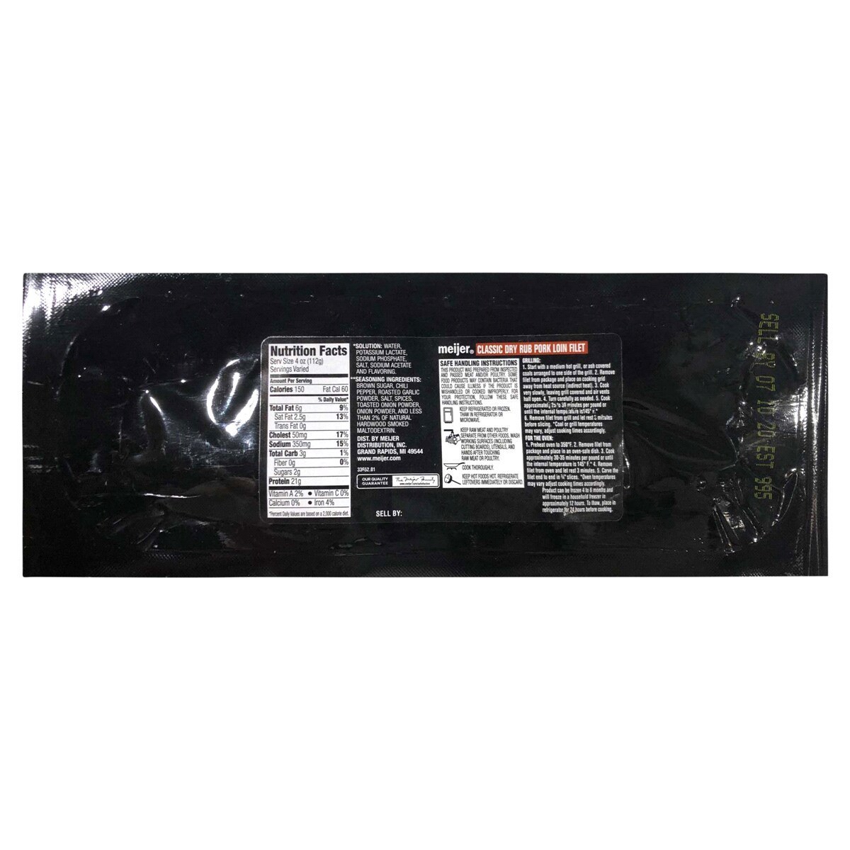 slide 5 of 5, FRESH FROM MEIJER Meijer Classic Dry Rub Pork Filet, per lb
