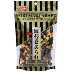 Shirakiku Rice Cracker with Seaweed 3 oz
