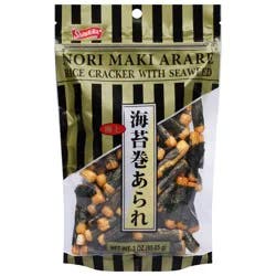 Shirakiku Rice Cracker with Seaweed 3 oz